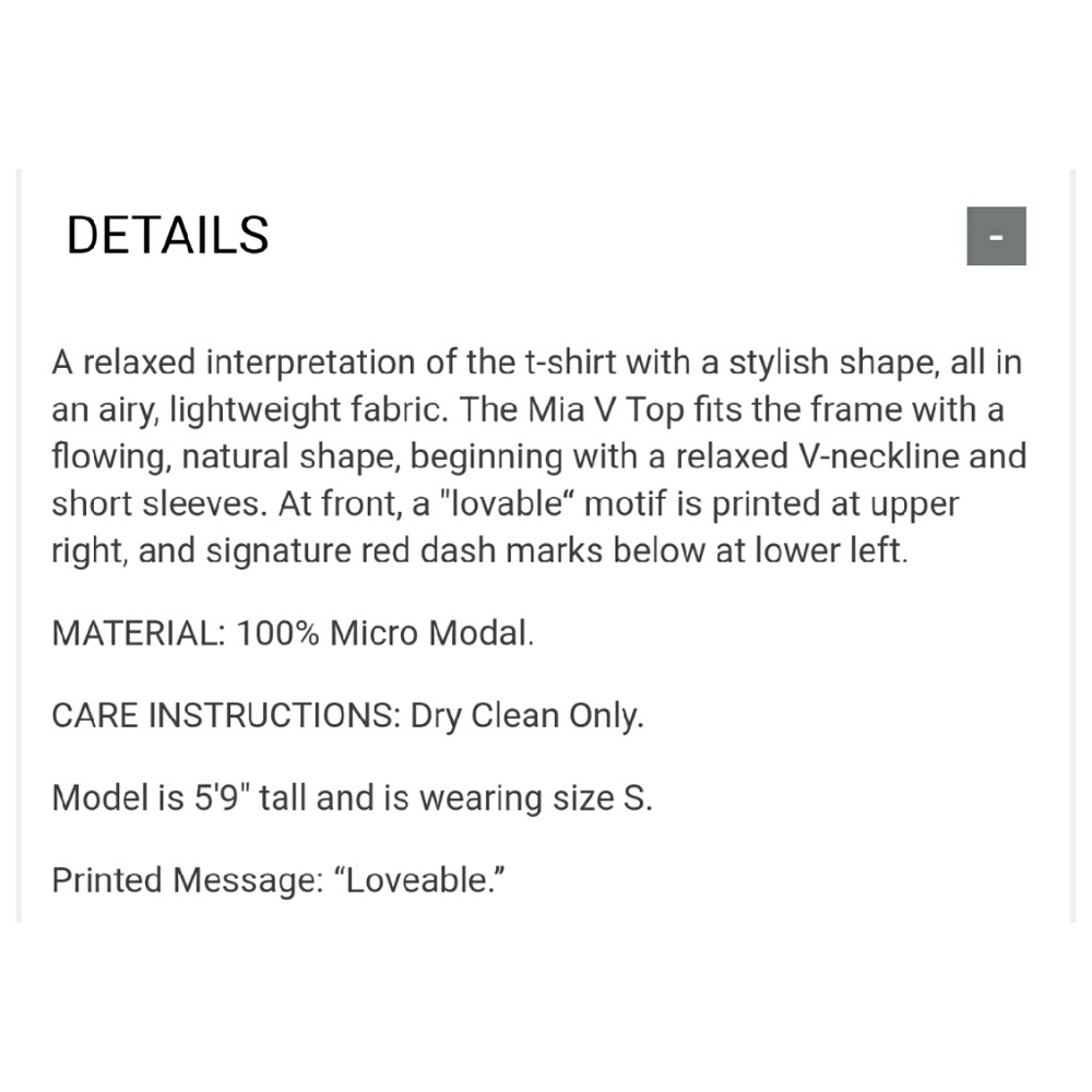 - Peace Love World "loveable" SS shirt - Picture 4 of 4